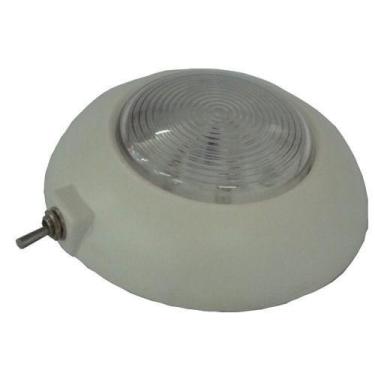 Imagem de Luminária Náutica de Cabine Bicolor 12 Leds 12v Luz Vermelha e Branca 