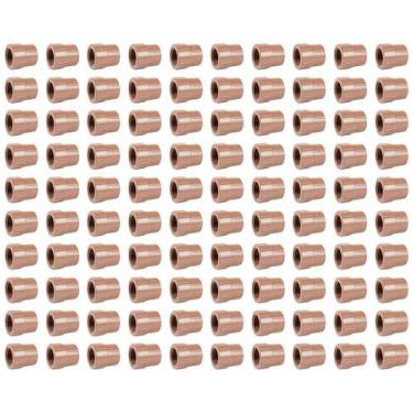 Imagem de Kit com 100 Luva PVC Solda Rosca Cola 25mm 3/4 - KRONA