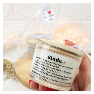 Imagem de convite para padrinhos de batismo VELA PERFUMADA 100G SO - Bia art's l