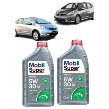 Imagem de 2 Litros De Óleo Motor 5W30 Api Sp Dexos 1 Ilsac Gf-6 Mobil