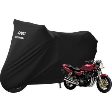 Imagem de Capa Para Moto Yamaha XJR 1200 Alta Durabilidade Com Logo - Mz, Preto