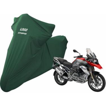 Imagem de Capa De Tecido Helanca Lycra Para Moto BMW R 1250 GS - Mz, Verde