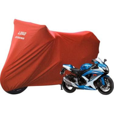 Imagem de Capa de proteção Para Moto Suzuki Gsx R 750 W Srad Luxo - Mz, Vermelha