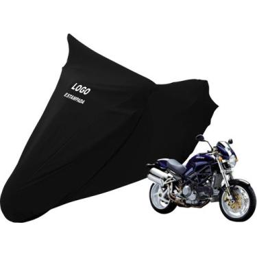 Imagem de Capa De Tecido Para Moto Ducati  Monster S2 E S4 - Mz, Preta