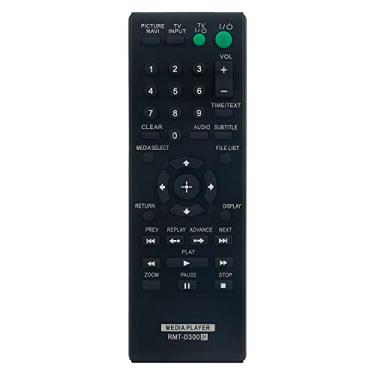 Imagem de RMT-D300 PERFASCIN Substituir Controle Remoto Adequado para Sony Network Media Streaming Player SMP-U10 SMPU10 RMTD300