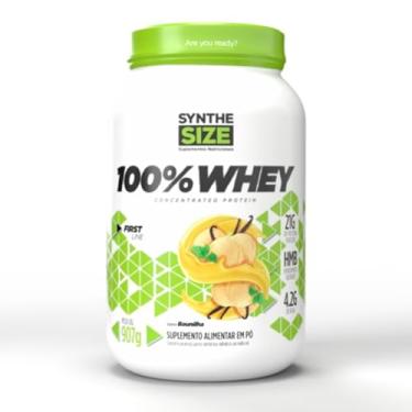 Imagem de Whey Protein 100% Concentrado 907g Synthesize - Baunilha