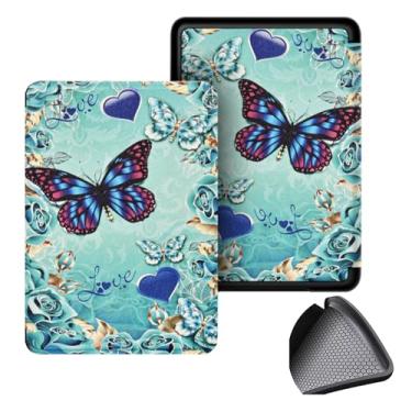 Imagem de GUKSRASO Capa para 7" Kindle Paperwhite 12th Generation 2024 & Kindle Colorsoft Signature Edition 2024, PU e TPU Soft Tampa Traseira Tampa de Casca Protetora com Despertar/sono Automático
