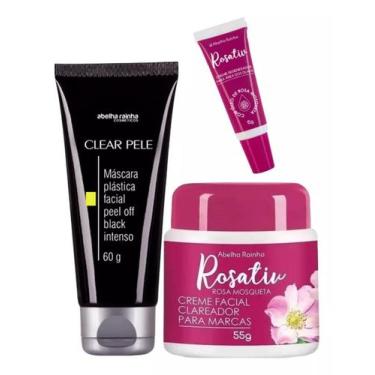 Imagem de Mascara Facial Black Clear Pele + Creme Suavizador de Marcas + Creme p