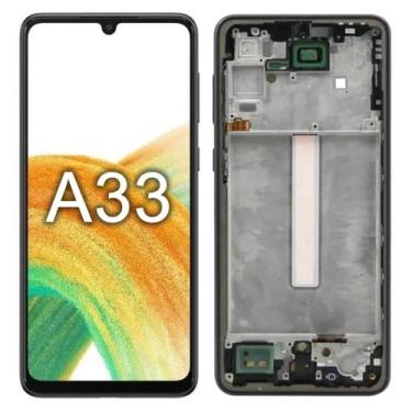 Imagem de Tela Display Lcd Touch Screen Para A33 Original Com Aro - Inova