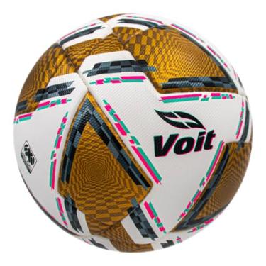 Imagem de Voit Bola de futebol Morph Liga MX Official Match – Apertura 2024 Liguilla, FIFA Quality Pro, tamanho 5, PU durável, aerodinâmica aprimorada, tecnologia de absorção de umidade e choque, branco/ouro