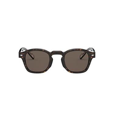 Imagem de Vogue Eyewear Óculos de sol masculinos quadrados Vo5329s, Havana escura/marrom escuro, 48 mm