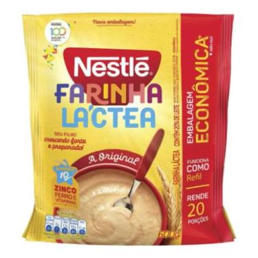 Imagem de Farinha Láctea Nestlé Tradicional 600g Kit 2 Unidades