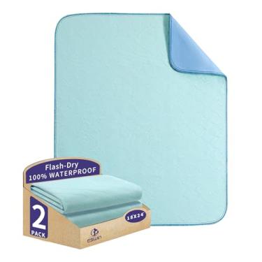 Imagem de ESWIN Protetores De Cama Laváveis À Prova D'Água, Protetores Laváveis, Superabsorventes, Reutilizáveis, Protetores De Incontinência Para Crianças, Adultos, Idosos E Animais De Estimação - Protetores