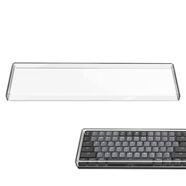 Imagem de GEEKRIA Geekria Full Size Keyboard Dust Cover, Capa De Teclado De Acrílico Transparente Para Teclado Mecânico De Computador De 104 Teclas, Compatível Com Teclado Mecânico Sem Fio Iluminado Logitech Mx