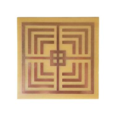 Imagem de Placa Grafico Mesa De Amiens G 15x15cm - Radionica Radiestesia - Dhone