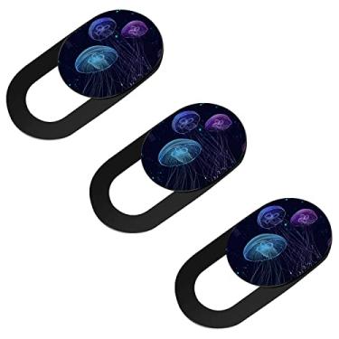 Imagem de SIREG Capa de webcam ultrafina – capa de câmera Web serve para laptop, tablet, computador, smartphone, protege sua privacidade e segurança, adesivo forte (Angel-White e 3 unidades)