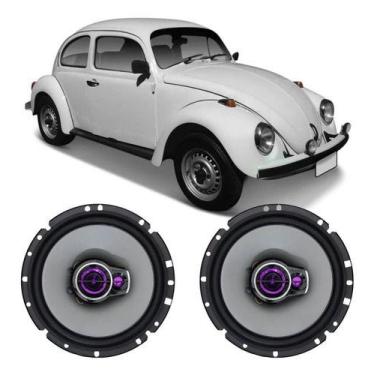 Imagem de Kit Alto Falante Pioneer Porta Dianteira Vw Fusca 100w Par, Preto