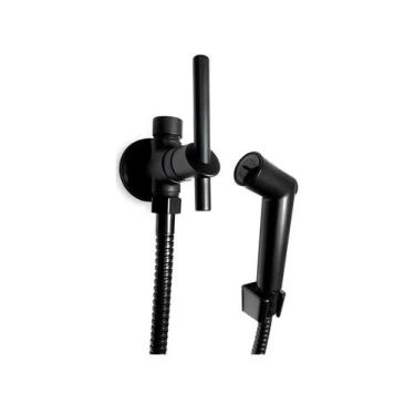 Imagem de Ducha Higiênica Com Derivação Binóculos Black Registro Duplo - MR BANH