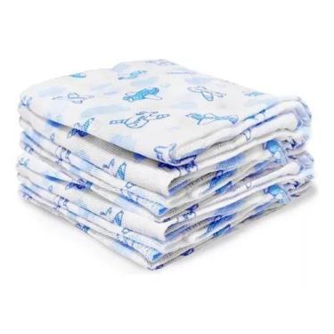 Imagem de Fralda De Pano C/5un Caricia Baby Sortido Masculino