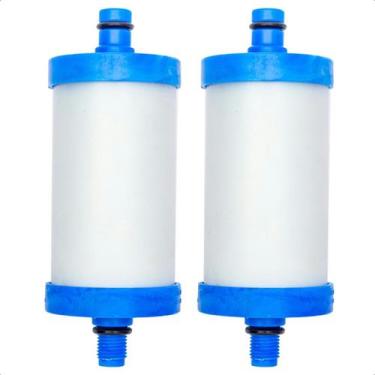 Imagem de 02 Refil Pro Saude Blindado Carvão Ativado Torneira Filtro - Dazie Met