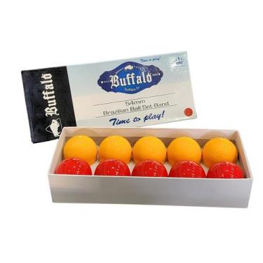 Imagem de Jogo de Bolas Buffalo Mata-Mata 54mm Profissional p/ Bilhar Sinuca