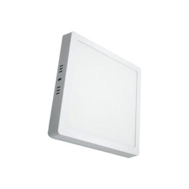 Imagem de Plafon sobrepor led quadrado 24w 6500k 1680lm 28cm -jng