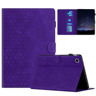 Imagem de DTangLsm Capa para Samsung Galaxy Tab A9 Plus/A9+ 5G 11 polegadas 2023 (SM-X210/ X216/ X218) Visualização multiângulo de couro PU capa com suporte para Galaxy Tab A 9+ com suporte para caneta, roxo
