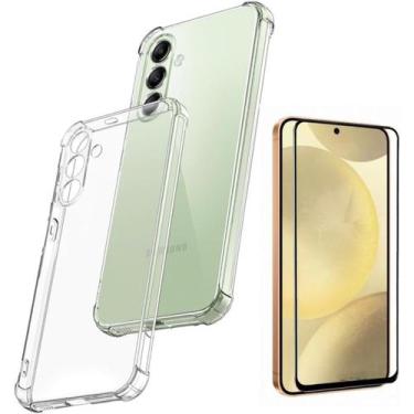 Imagem de Capa Case Capinha Anti Shock para Galaxy M35 e Película 5D 9D Full Cov