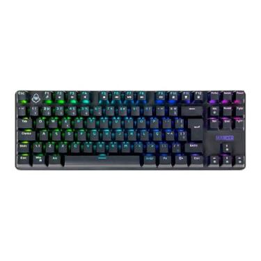 Imagem de Teclado Mecânico Mancer Ghoul MK3 | RGB | ABNT2 | Switch Huano Vermelho | Preto | MCR-GHM3-RGB01RD