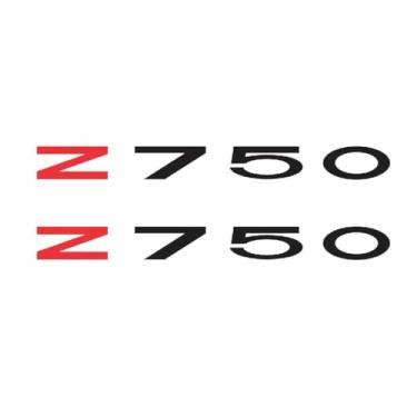 Imagem de Adesivo Protetor Compatível Z750 Vermelho/Preto