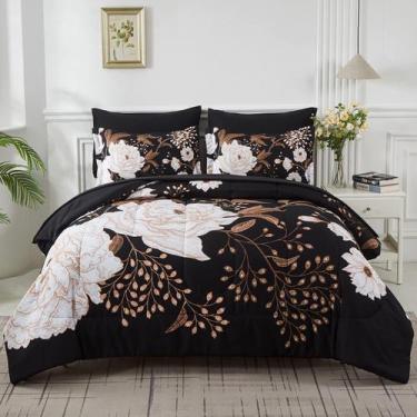 Imagem de Conjunto de edredom Yogeneg Botanical Collection King Size 7 peças