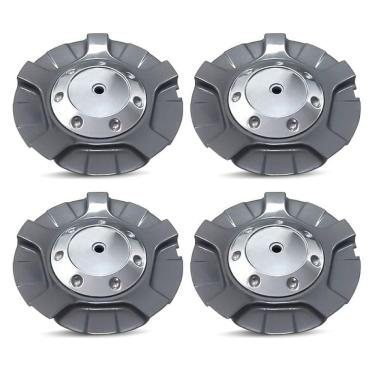 Imagem de Jogo 4 Calota Centro Roda BRW560 14 / 15 / 17 Grafite