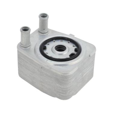 Imagem de REPAIROCK Resfriador de óleo do motor para Audi A3 2010-2012 L4 2.0L Refrigerador de óleo de transmissão Trans Cooler No.038117021E Liga de alumínio tom prateado 1 peça
