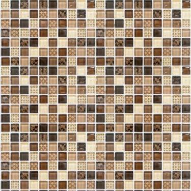 Imagem de Papel de Parede Pastilhas em Vários Tons de Marrom 3,00m - Inove Papéi