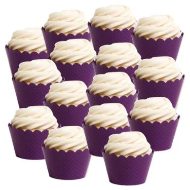 Imagem de Dress My Cupcake Embalagem padrão para cupcakes roxo royal, conjunto de 50