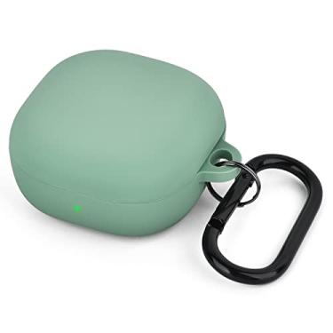 Imagem de AIRSPO Capa de silicone compatível com Samsung Galaxy Buds 2 Pro/Galaxy Buds 2/Galaxy Buds Pro/Galaxy Buds Live (verde cacto)