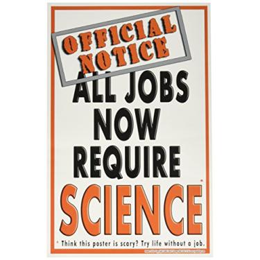 Imagem de Pôster motivacional STEM #141 School Science para professores do ensino fundamental, médio e médio