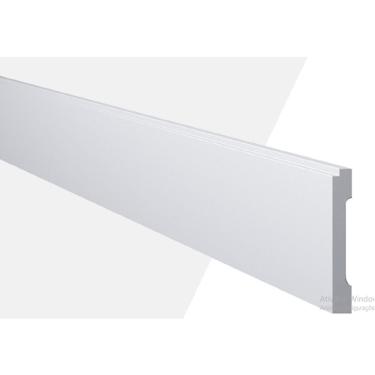 Imagem de Rodapé Lambri De Poliestireno Md10 15mm X 244cm X 10cm Branco
