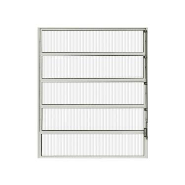 Imagem de Janela De Alumínio Basculante 100x80cm Branco