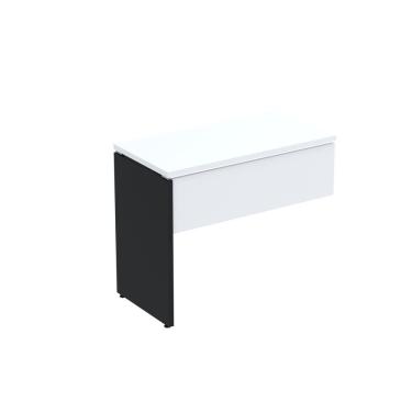 Imagem de Complemento De Mesa Pé Painel Linha P25 Branco-preto