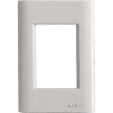 Imagem de Placa 3 Postos 4x2 Tramontina Giz Fendi Soft Touch Sem Suporte