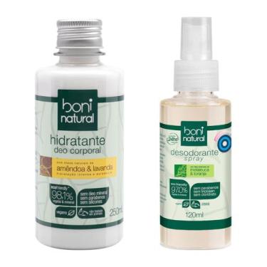 Imagem de Kit Hidratante Corporal + Desodorante Spray Boni Natural