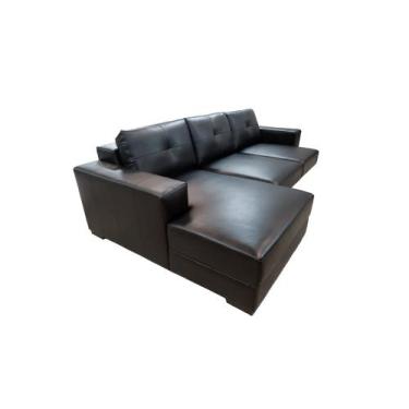 Imagem de Sofá De Couro Natural Legítimo Com Chaise  Vigo - Fiori Sofás, 2,30C x