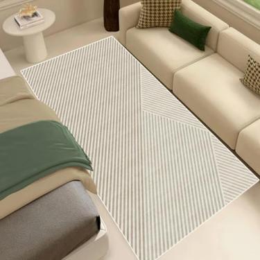 Imagem de Tapetes grandes, modernos e simples para decoração de sala de estar, tapetes abstratos para casa, tapetes para quarto, laváveis, varanda e passarela (tapete pequeno de 50x80 cm/pilha de laços - 2