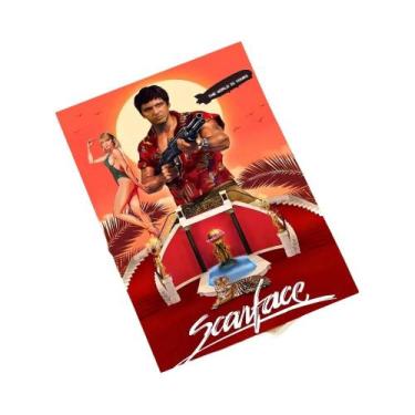 Imagem de Adesivos De Arte De Parede De Pôster De Filme Vintage Scarface Para De