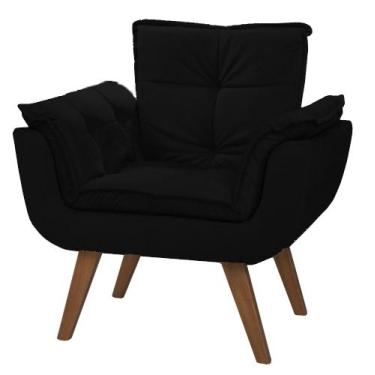 Imagem de Poltrona Opala Azul Preto - DSALA