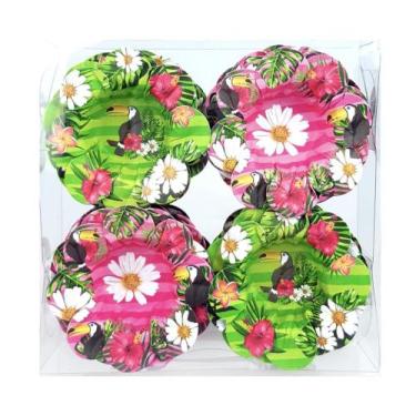 Imagem de Forminha para doces Margarida Festa Tucano Floral 40 Uni Plac Festas -