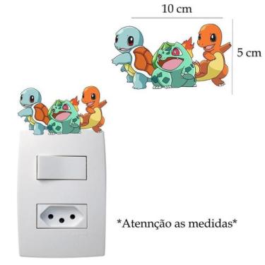 Imagem de Adesivo De Interruptor Turma Do Pokemon Mod 01 - Lojinha Da Luc