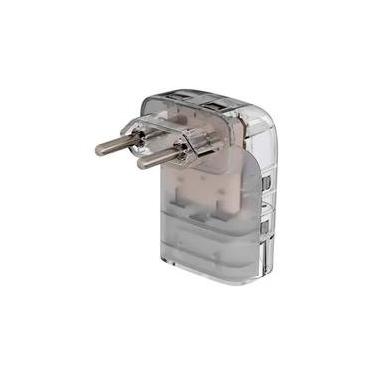 Imagem de Protetor Contra Surtos Elétricos Clamper Pocket Fit 2 Pinos, Monopolar, 20A, Bivolt, Transparente - 26794