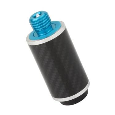 Imagem de Tachiuwa Snooker cue vara extensor bilhar piscina cue extensão jogos portátil iniciantes treinamento jogador de fibra carbono diâmetro 3.2cm, 2 polegadas